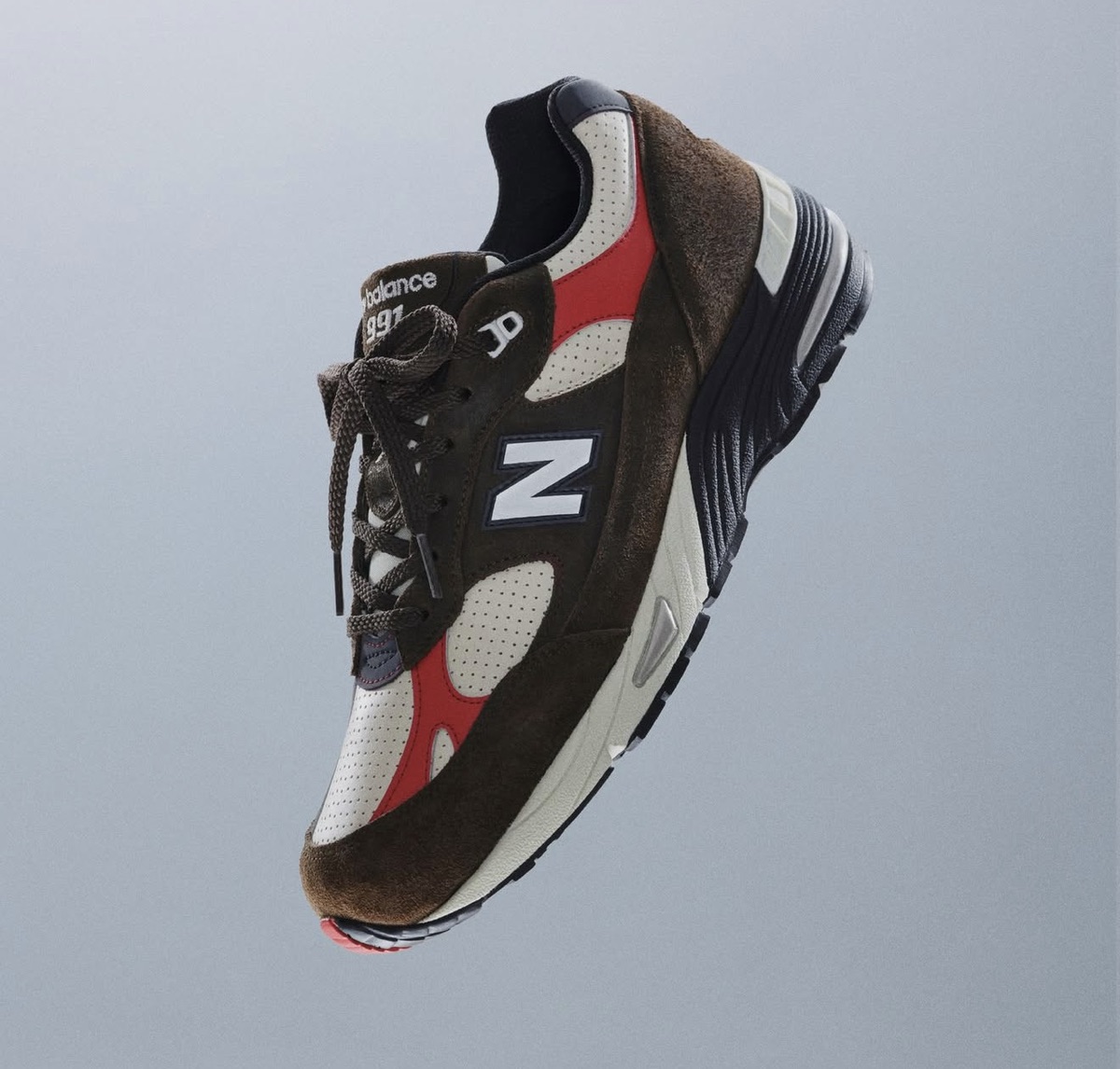 New Balance 991 Brown Red White