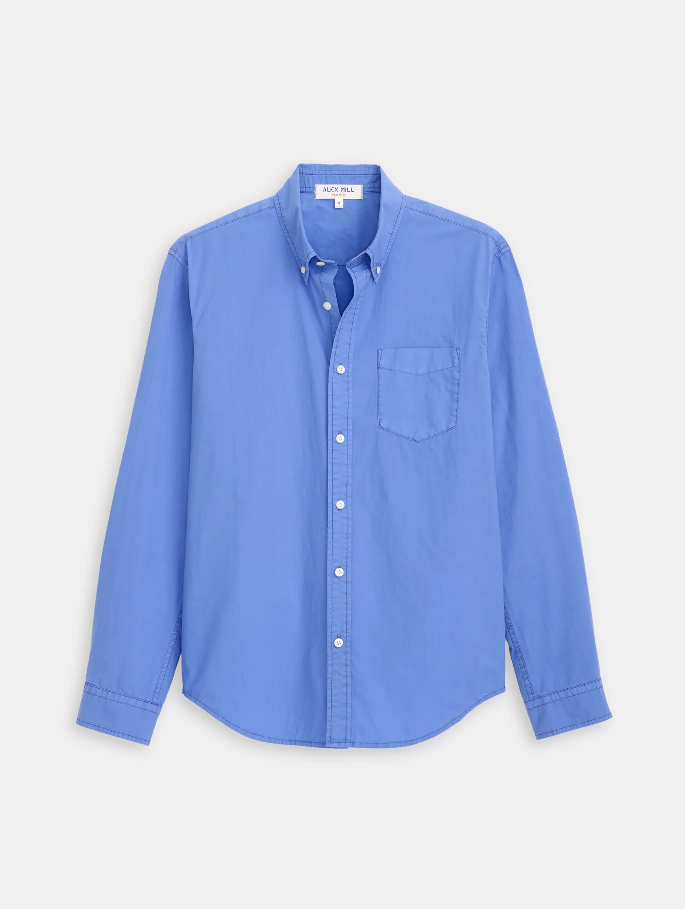 Mill Shirt In Cotton Poplin from Alexmill
