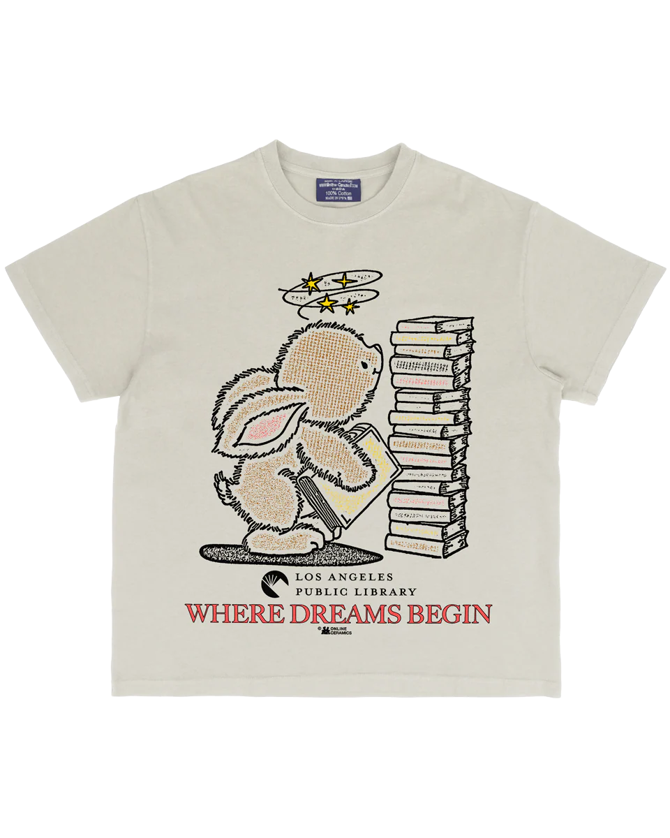 Online Ceramics Where Dreams Begin - Stone Tee from Online Ceramics