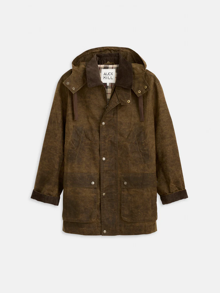 Regent Jacket In Waxed Cotton from Alexmill