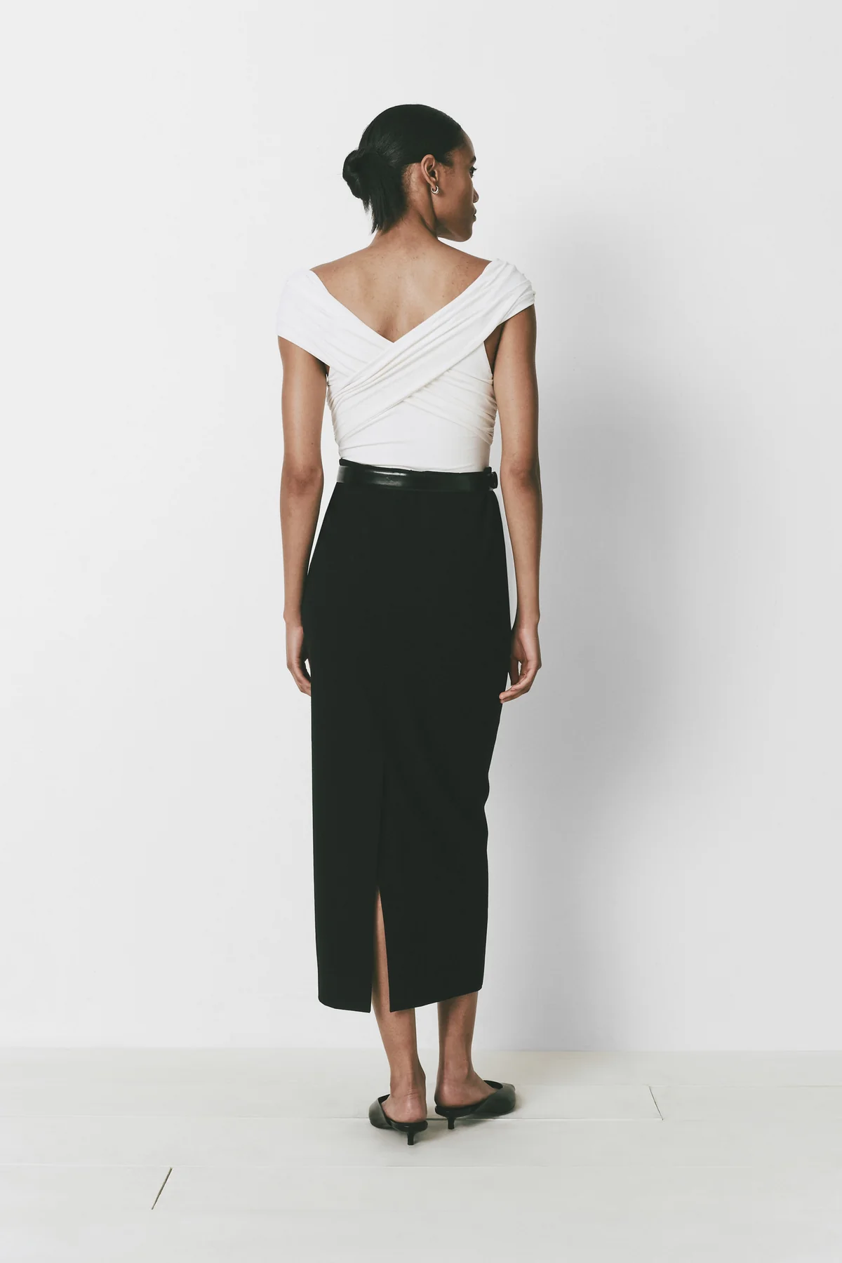 Laurel Ribbed Square Neck Top | Women from KYS Rue Sophie