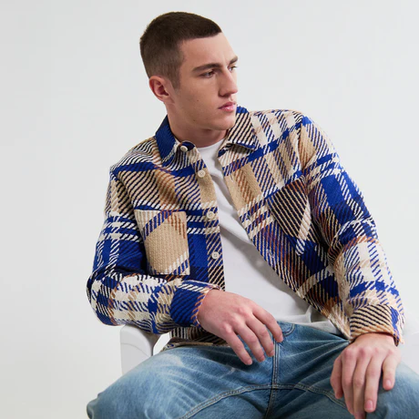 Wilde - Brown Fluffy Wool Crewneck from Wax London