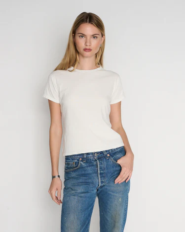 RLT BOYFRIEND TEE - WHITE from RLT