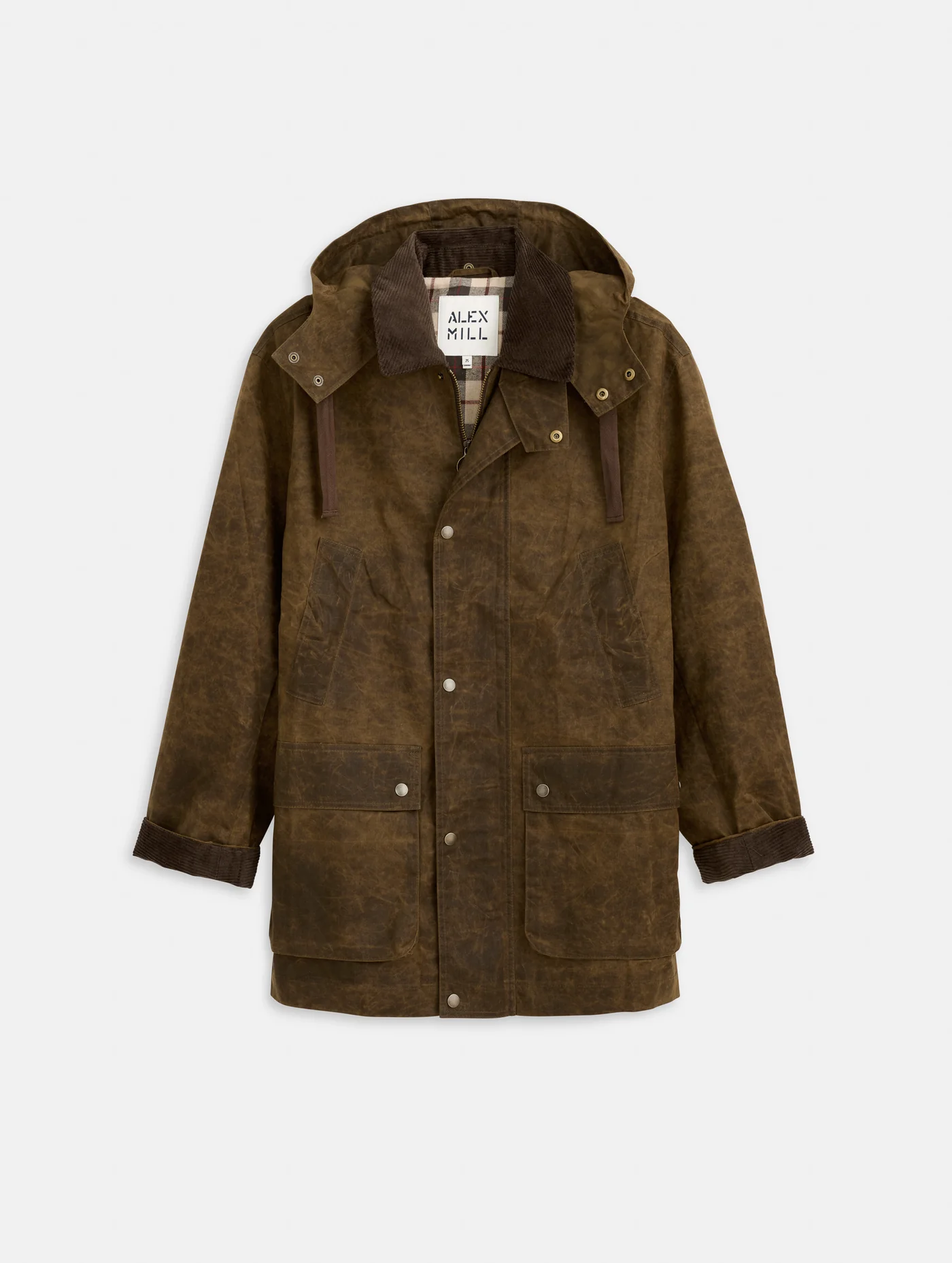 Regent Jacket In Waxed Cotton from Alexmill