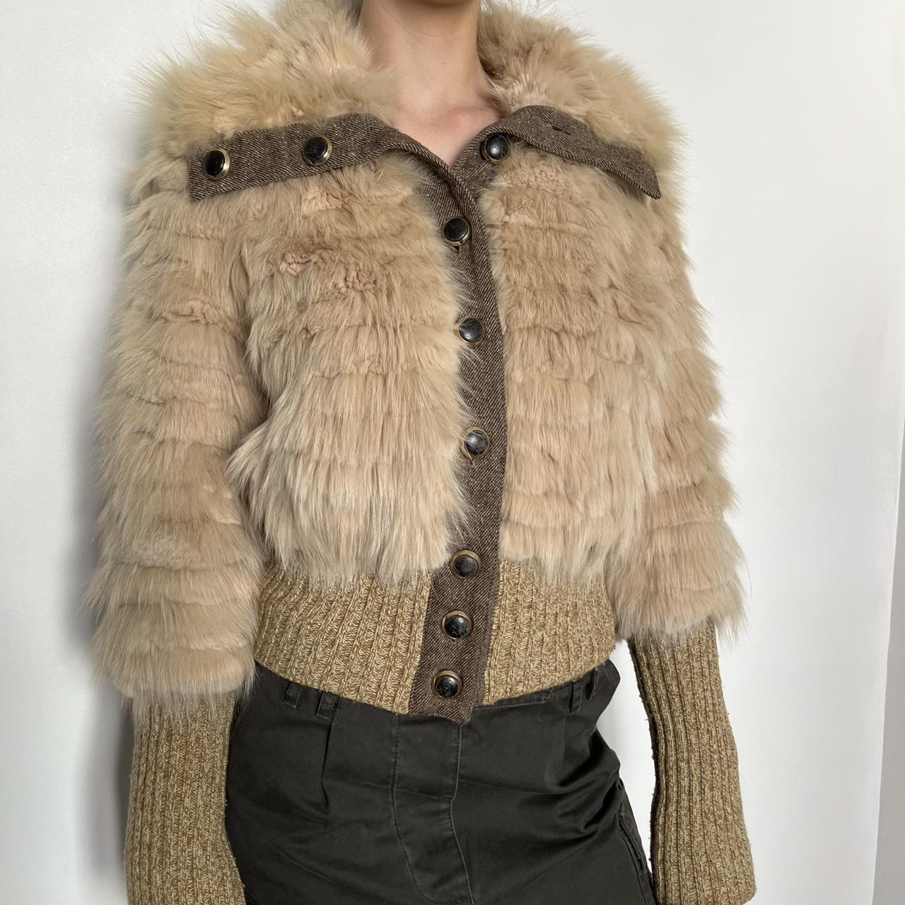 Dolce & Gabbana fur jacket 
Size S, IT40
Made in... | Depop from Dolce & Gabbana