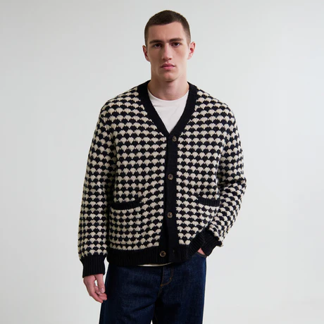 Wilde - Brown Fluffy Wool Crewneck from Wax London