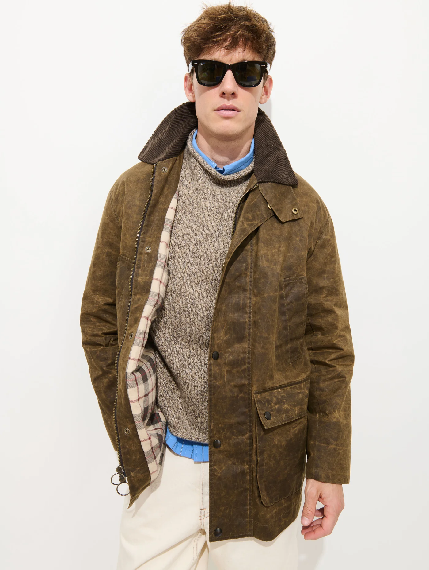 Regent Jacket In Waxed Cotton from Alexmill