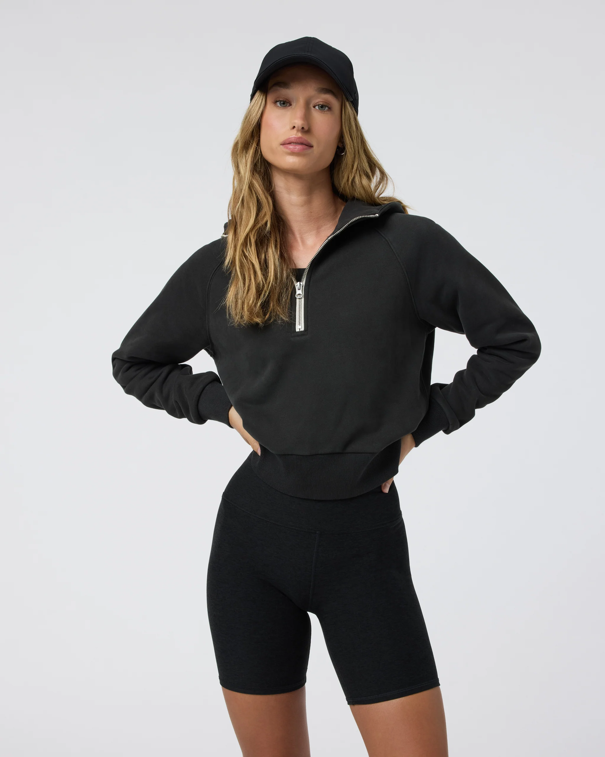 Restore Half Zip Hoodie | Light Heather Grey Hoodie | Vuori from Vuori