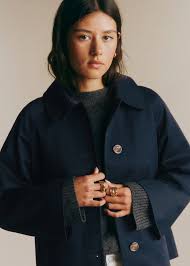 sezane bobby jacket navy - Google Search