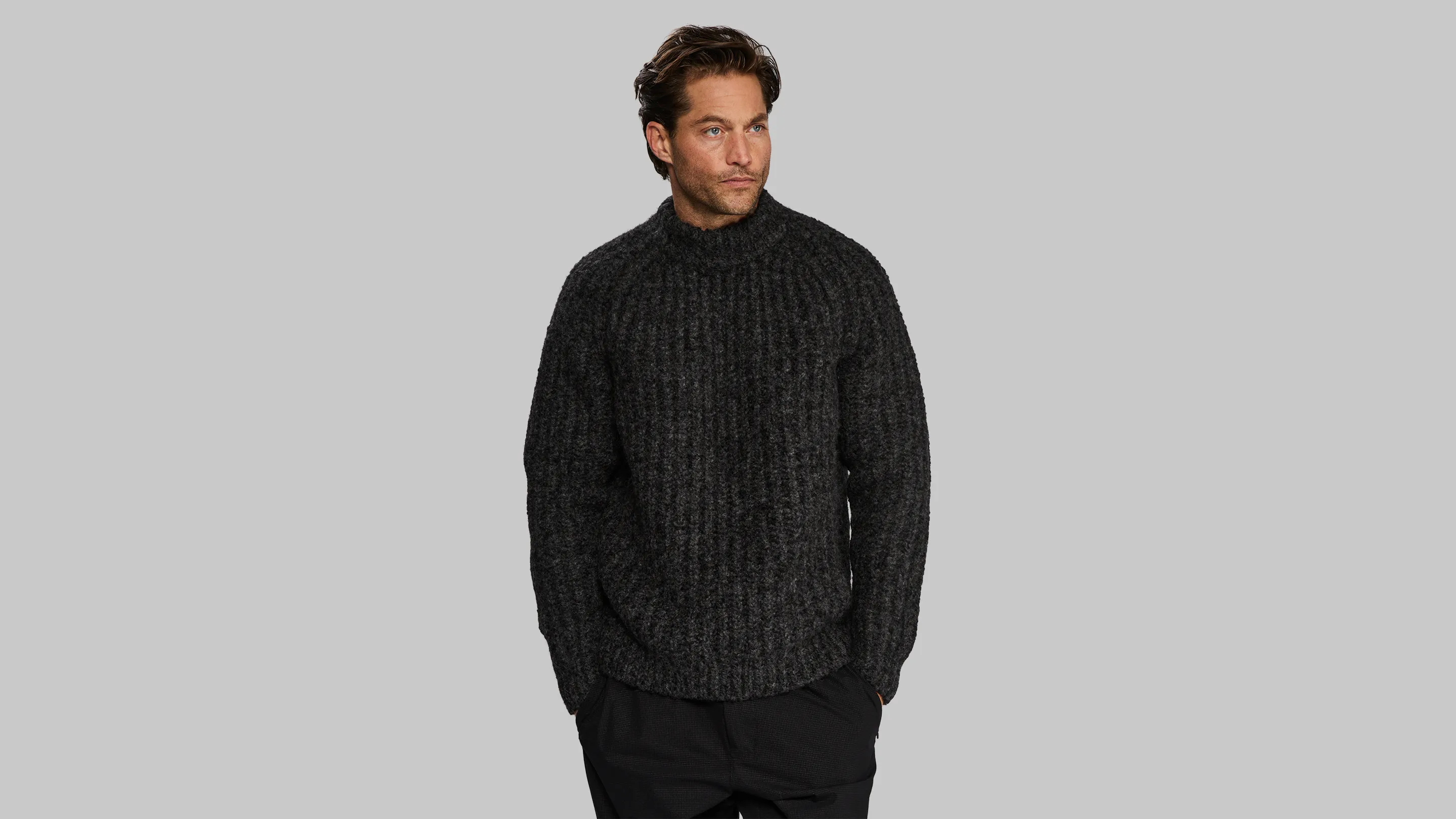 Sub Zero Sweater. Black Marl edition from Vollebak