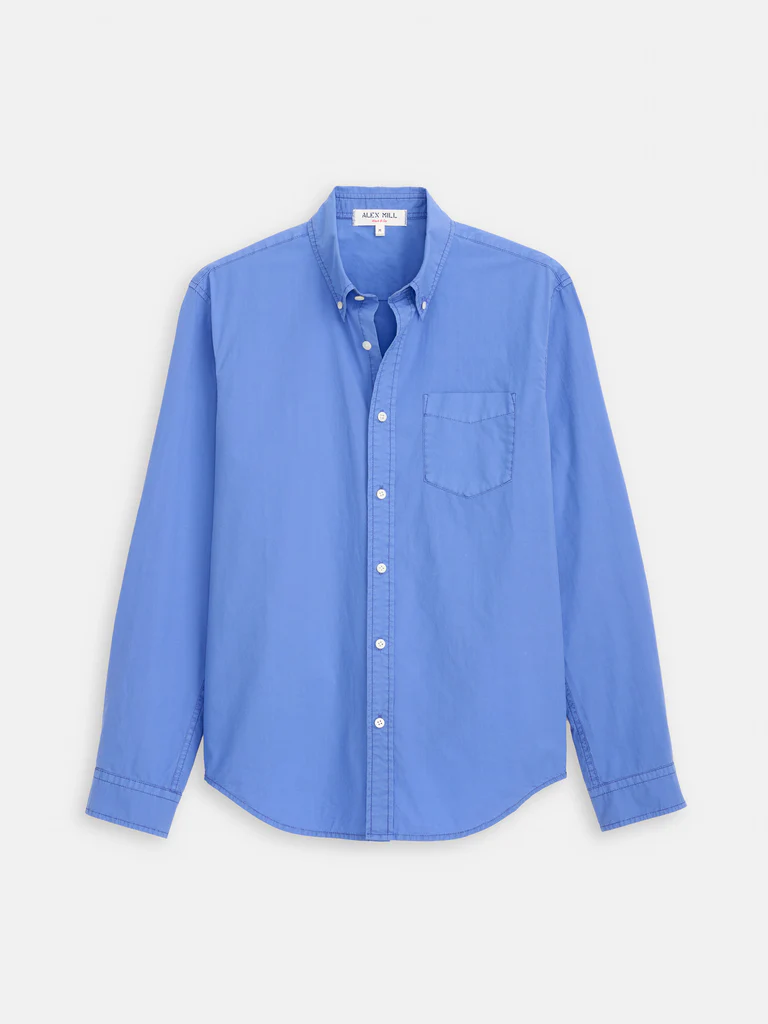 Mill Shirt In Cotton Poplin from Alexmill