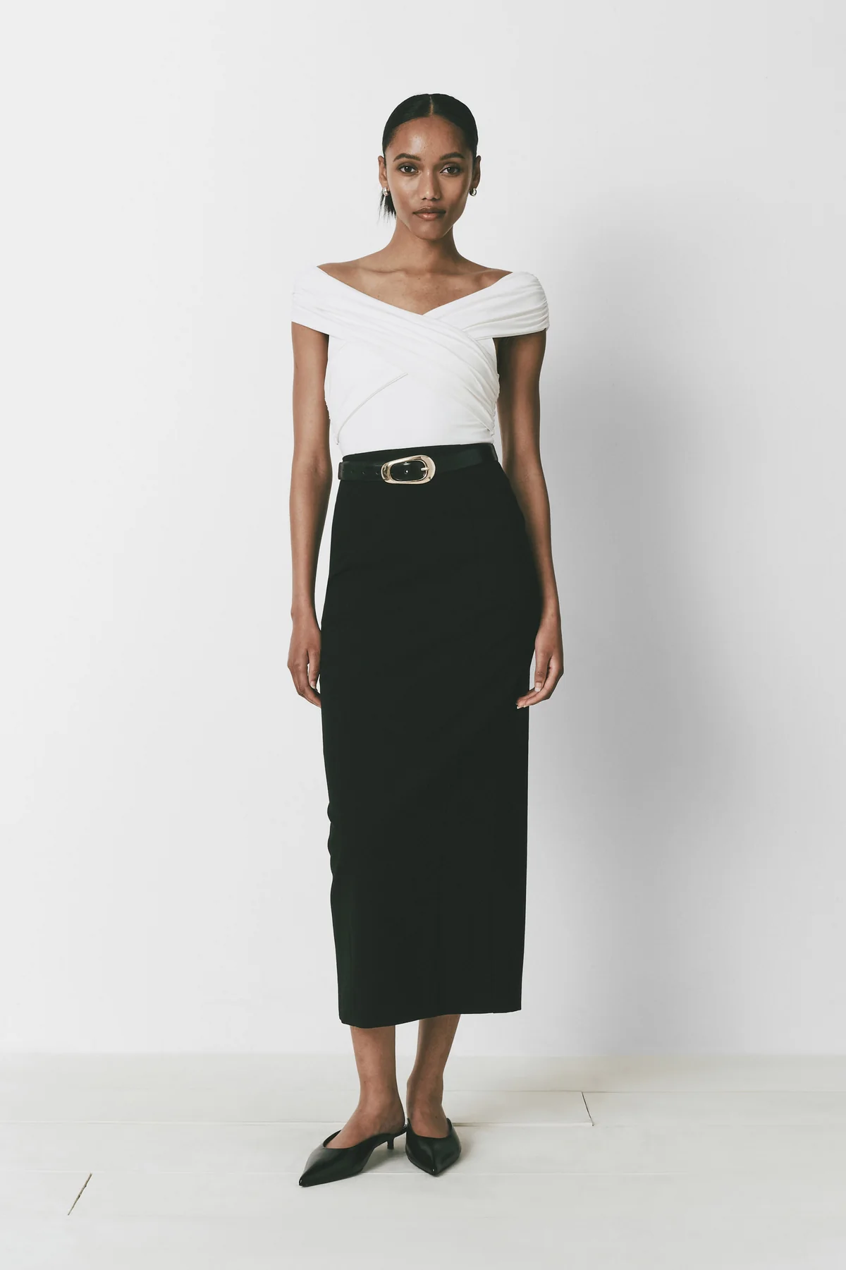 Laurel Ribbed Square Neck Top | Women from KYS Rue Sophie