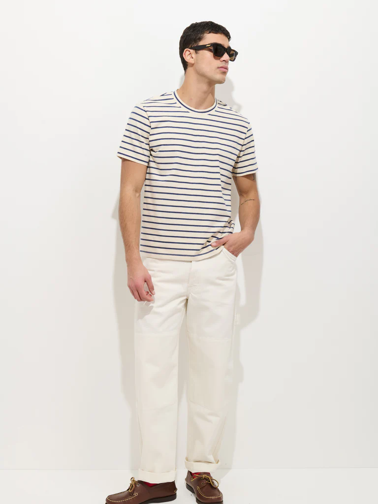Standard Striped Tee In Cotton from Alexmill