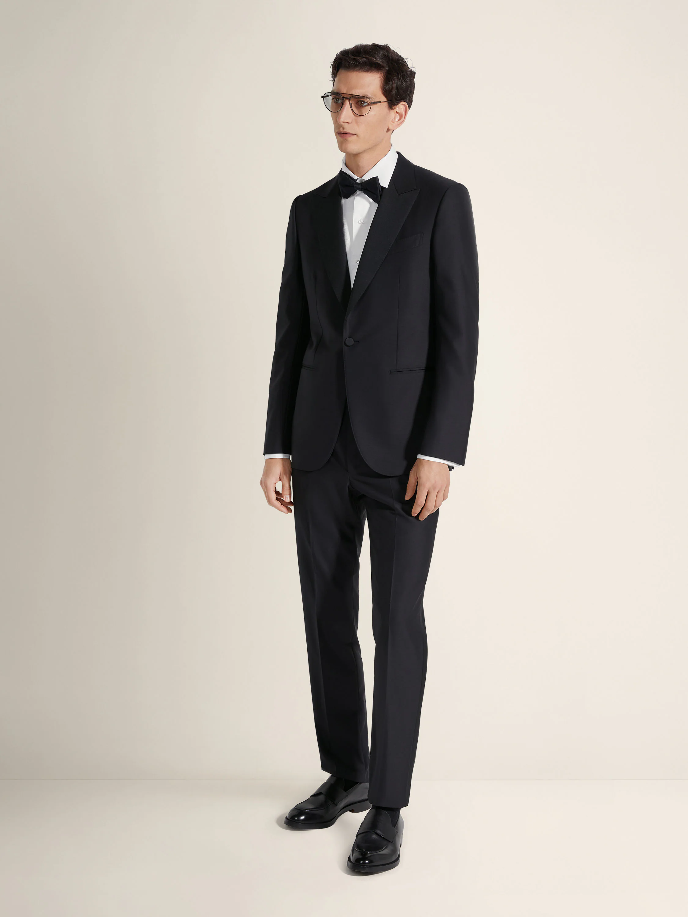 Black Trofeo 600 Wool and Silk Tuxedo FW25 22792808 | Zegna GB