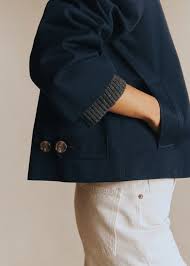 sezane bobby jacket navy - Google Search from Google