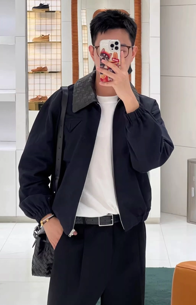Navy Urban Contrast Trim Jacket | RM - BTS - Fashion Chingu from Fashionchingu
