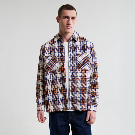 Wilde - Brown Fluffy Wool Crewneck from Wax London