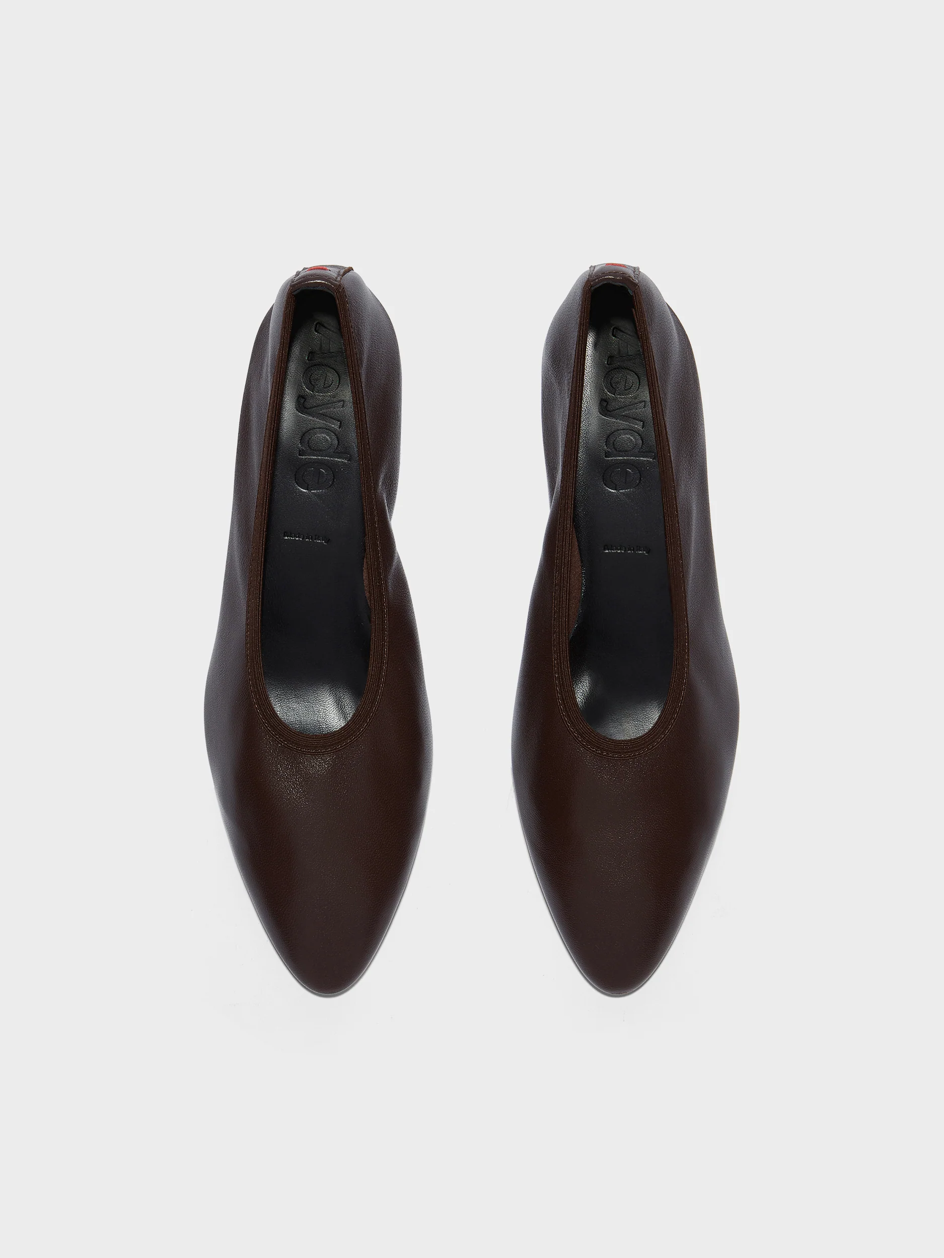 Hermia Leather Pumps | Moka Nappa from AEYDE
