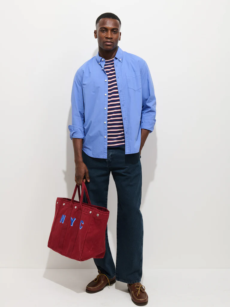 Mill Shirt In Cotton Poplin from Alexmill