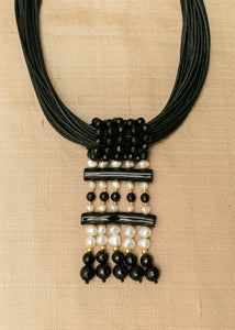 BLACK TASSEL BELT from Le Sundial