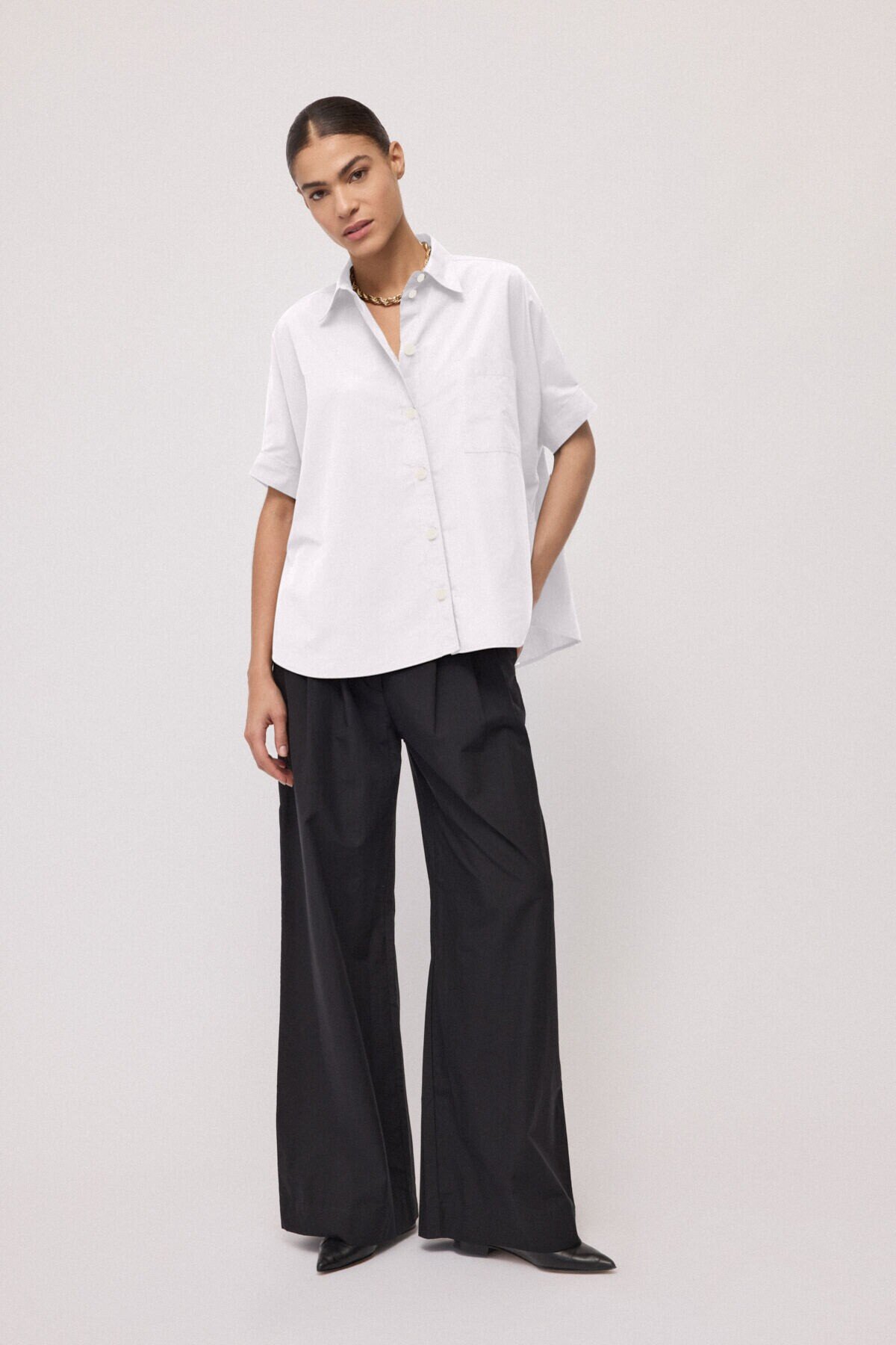 Oversized short shirt